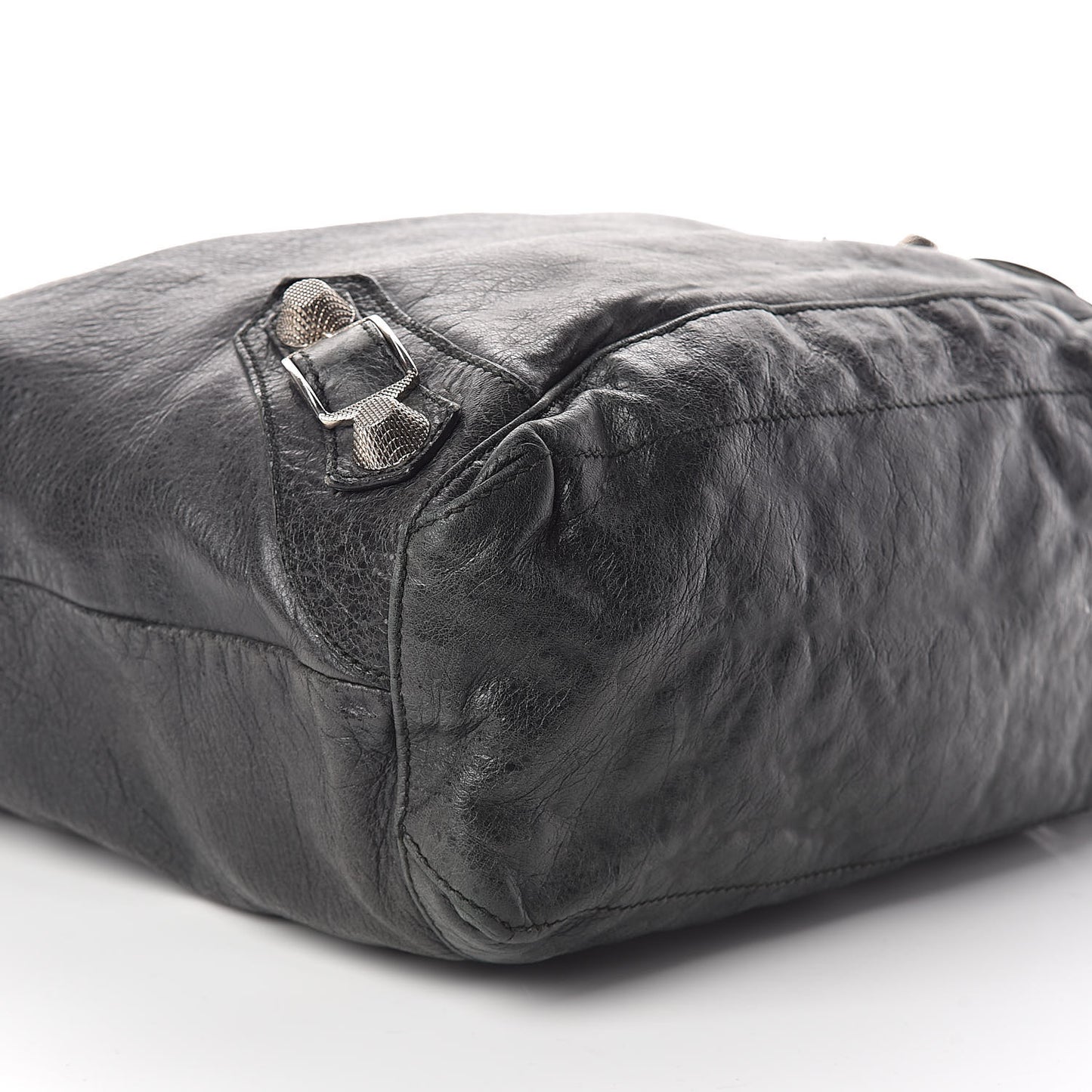 Chevre Giant 21 Silver Hardware Day Hobo Black