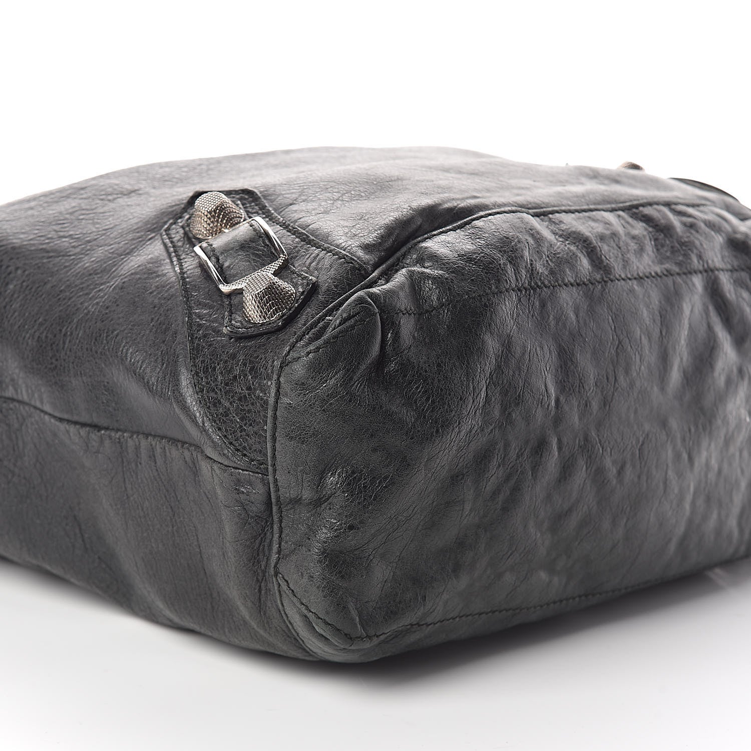 Balenciaga Chevre Giant 21 Silver Hardware Day Hobo Black 8 of 10
