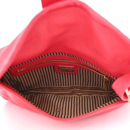 Fendi Vitello Enamel Baguette Pink 5 of 12
