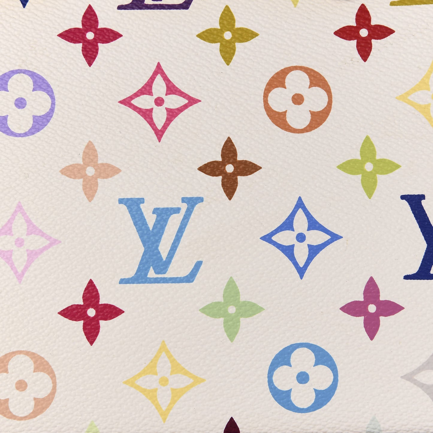 Monogram Multicolor Alma PM White