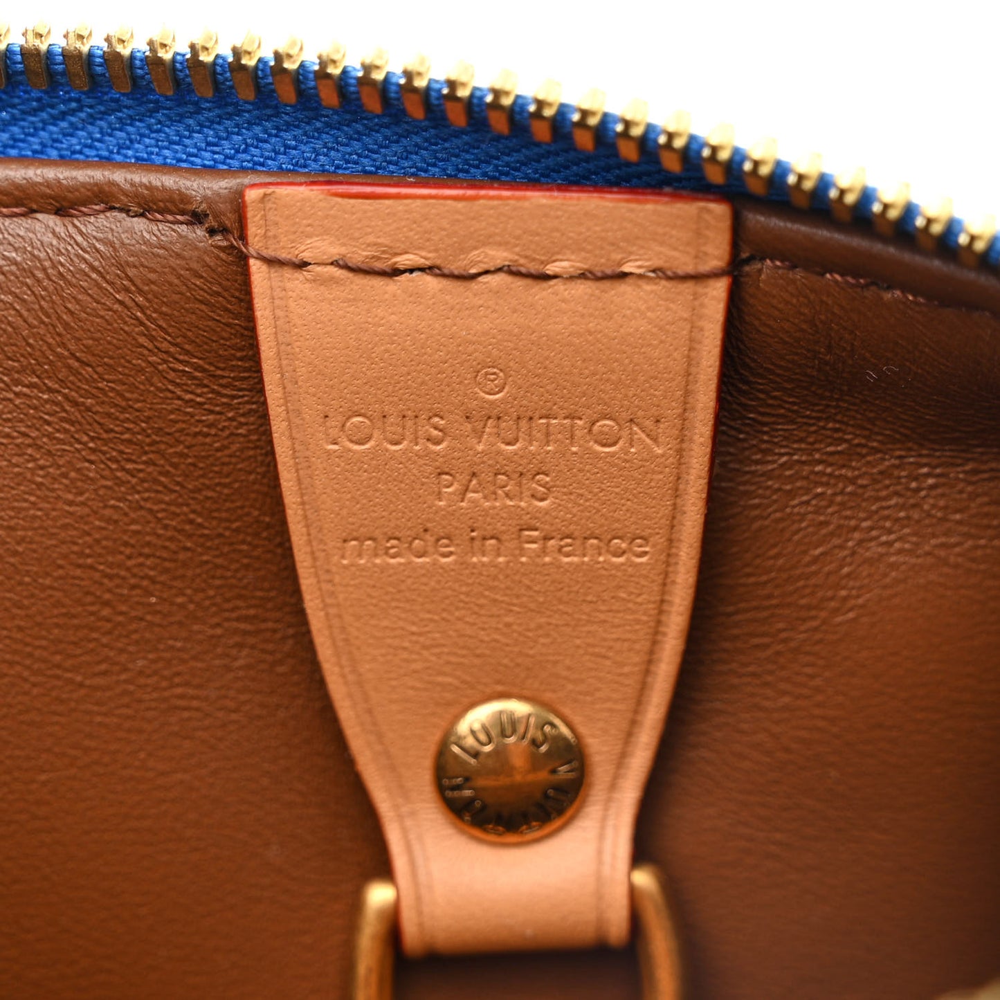 Calfskin Monogram Speedy P9 Bandouliere 25 Blue