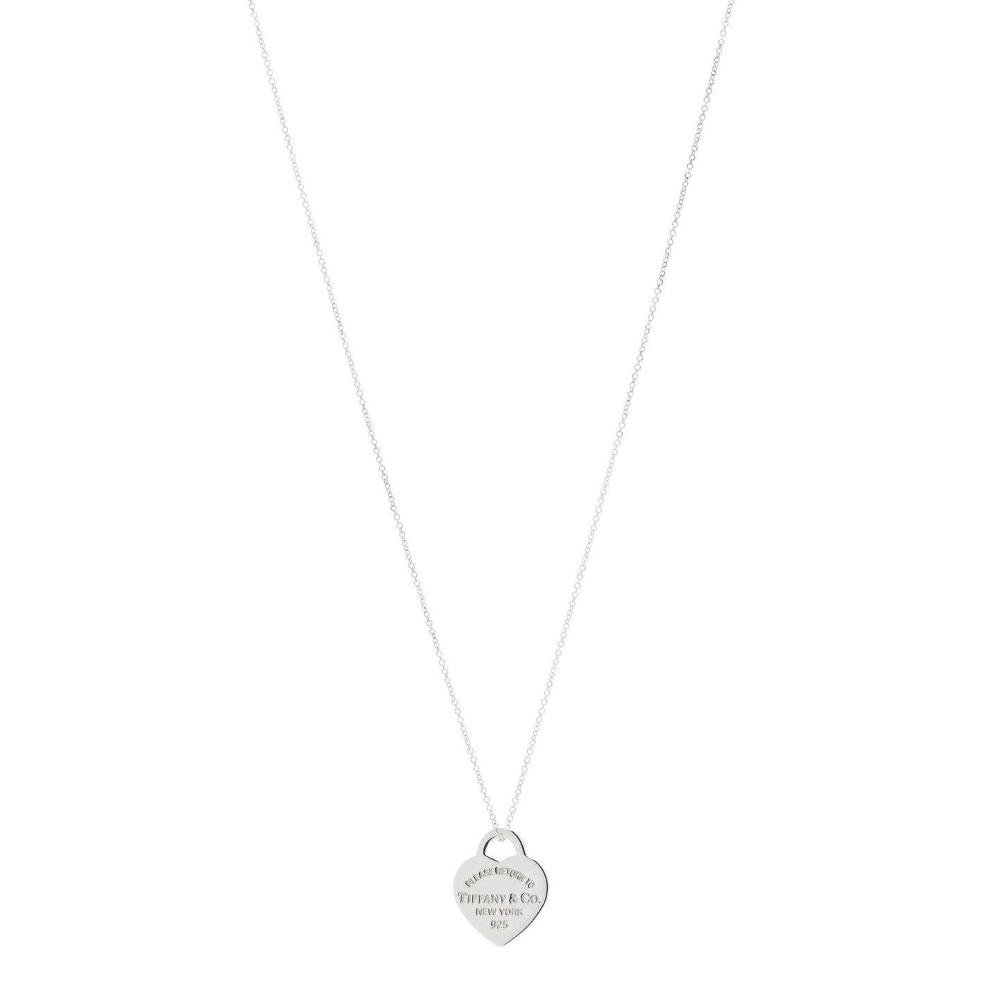 Sterling Silver Small Return to Tiffany Heart Pendant Necklace