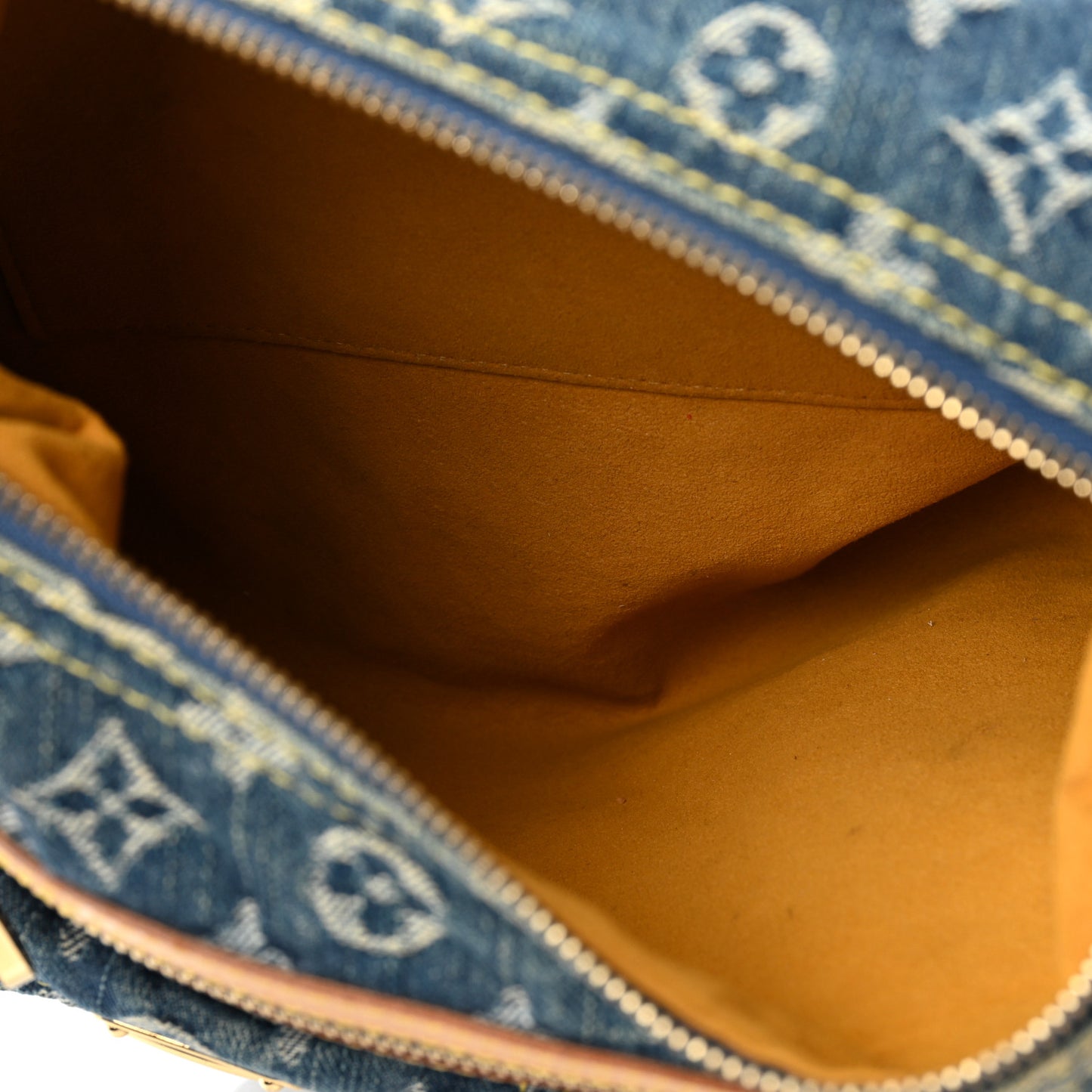 Monogram Denim Baggy PM Blue