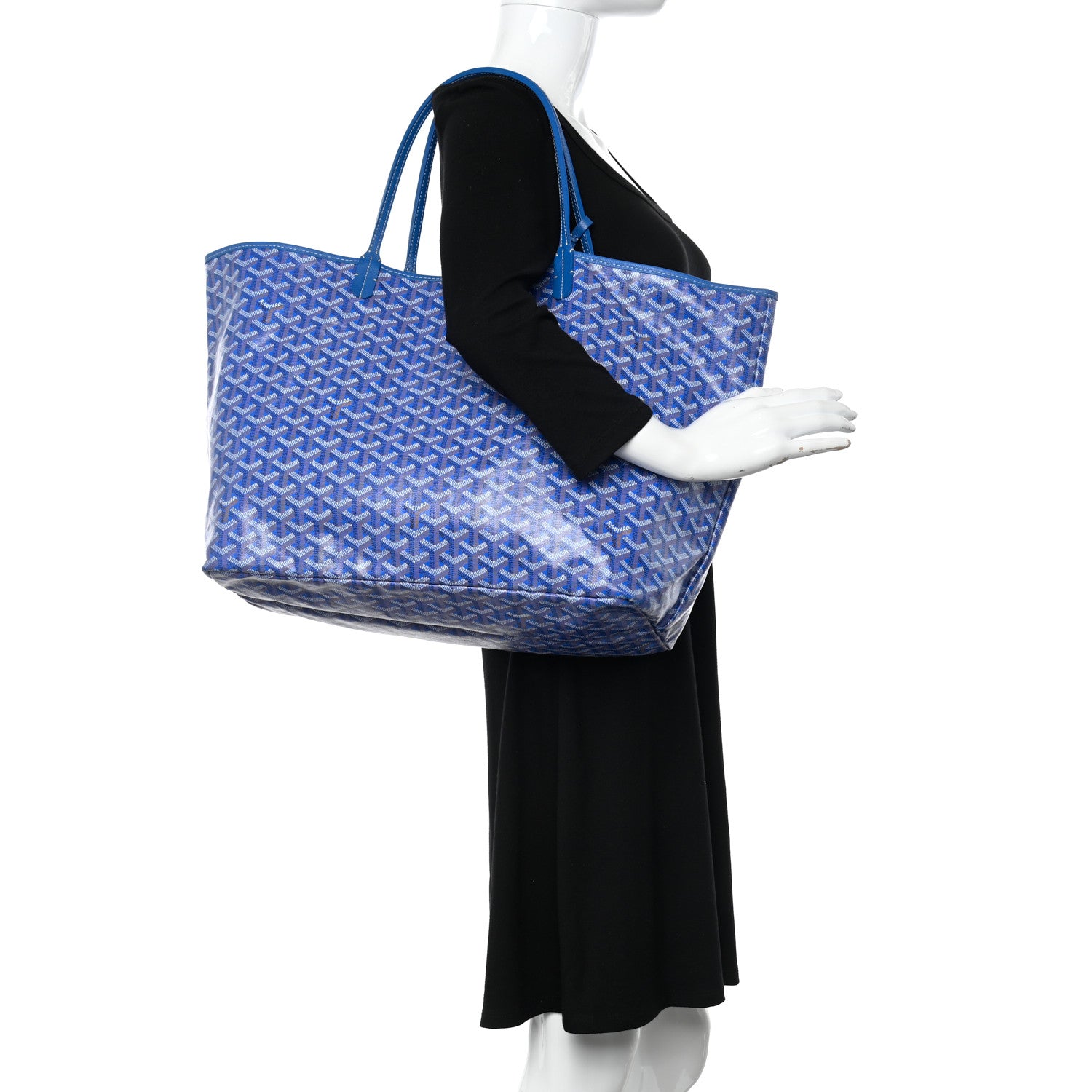 Goyard Goyardine Saint Louis GM Sky Blue 2 of 17