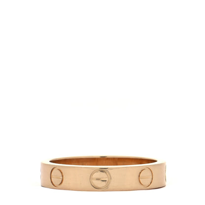 Cartier 18K Yellow Gold 3.5mm LOVE Wedding Band Ring 49 4.75 3 of 4