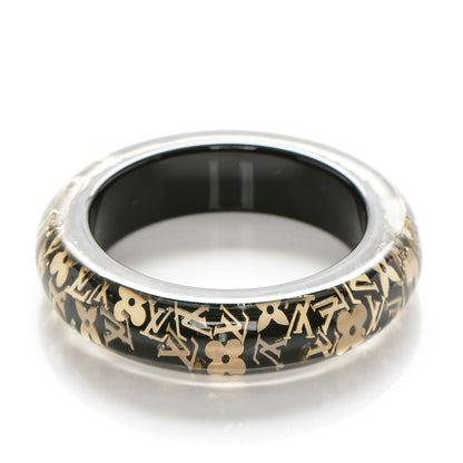 Louis Vuitton Resin Swarovski Medium Inclusion Bracelet GM Black 3 of 3
