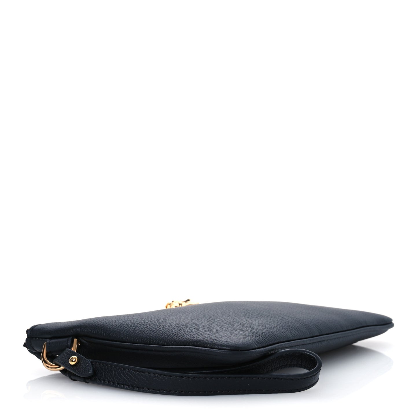 Grained Calfskin La Medusa Pouch Black