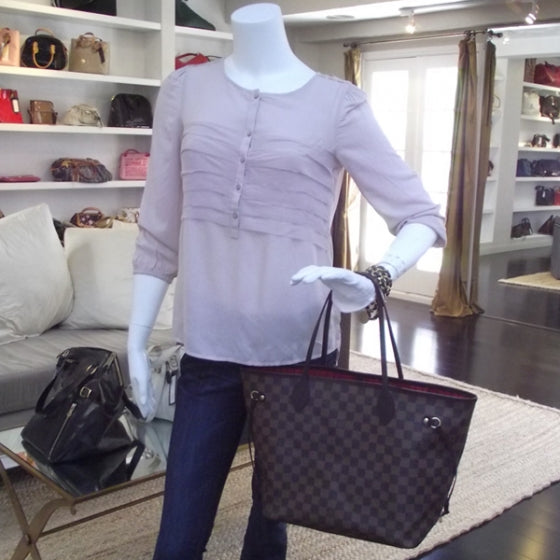Louis Vuitton Damier Ebene Neverfull GM 2 of 9