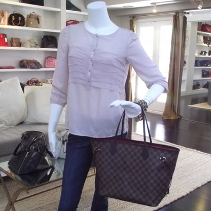 Louis Vuitton Damier Ebene Neverfull GM 2 of 9