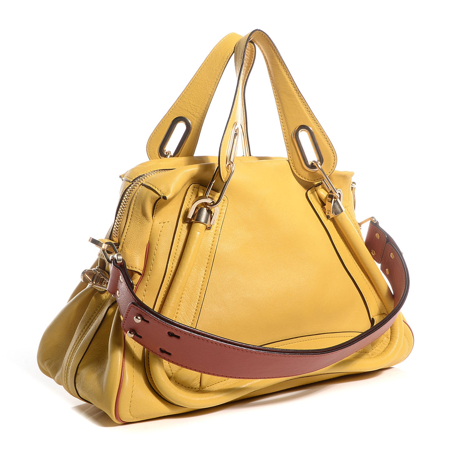 Calfskin Medium Military Paraty Citrus Grove