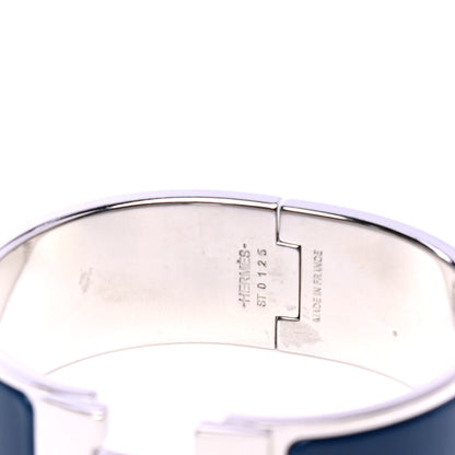 Hermes Enamel Wide Clic Clac H Bracelet PM Bleu Biarritz 3 of 5