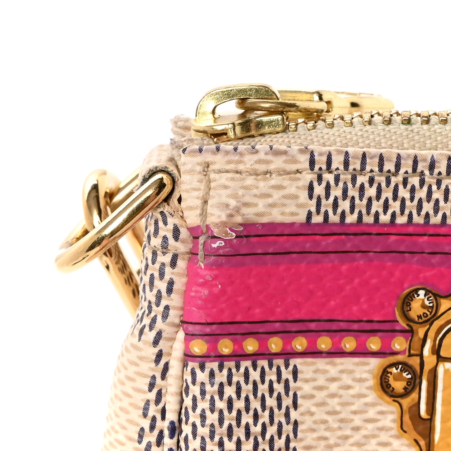 Damier Azur Summer Trunks Newport Beach Mini Pochette Accessories