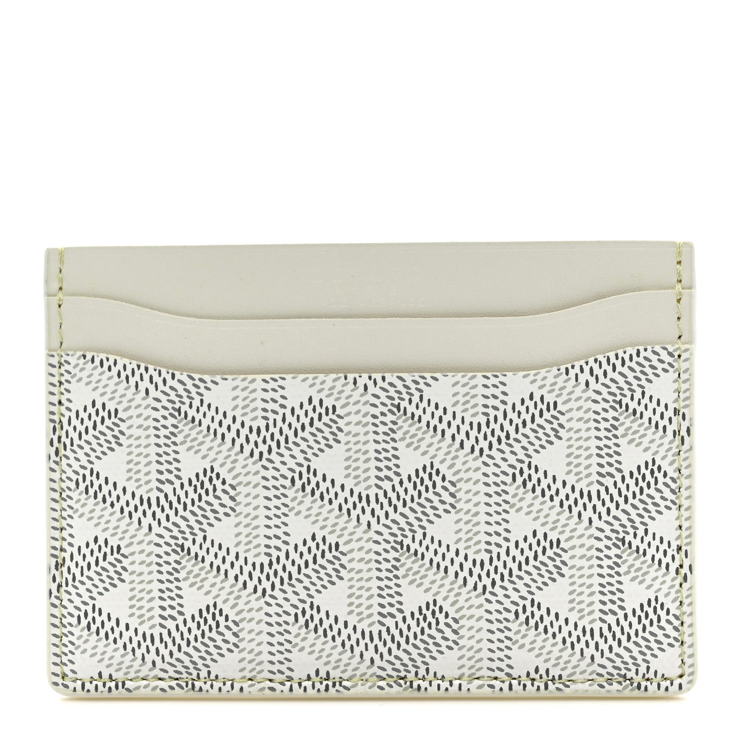 Goyard Goyardine Saint Sulpice Card Holder White 1 of 8