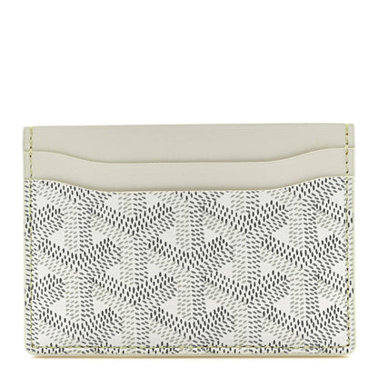 Goyard Goyardine Saint Sulpice Card Holder White 1 of 8