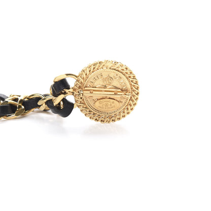 Chanel Lambskin Multi Strand Medallion Brooch Gold 5 of 6