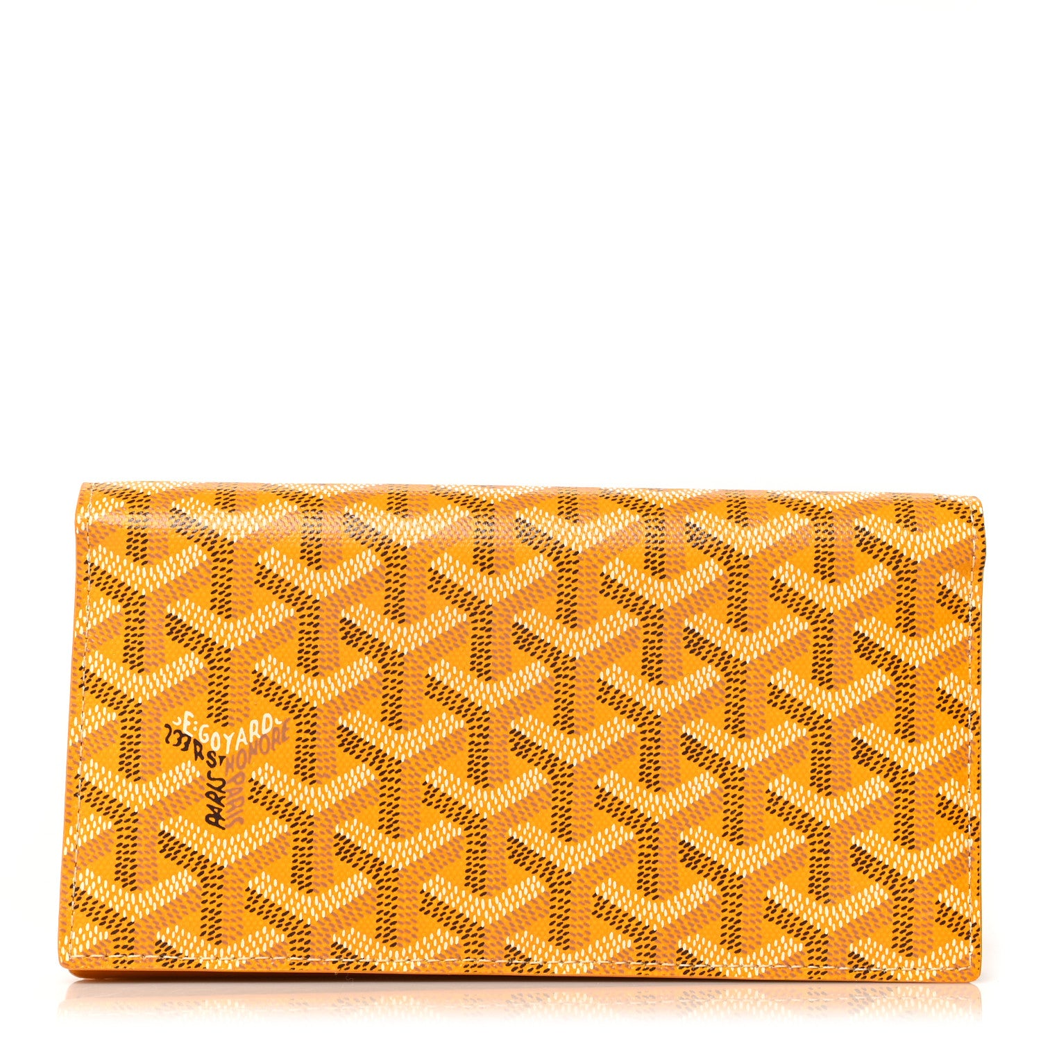 Goyard Goyardine Richelieu Wallet Yellow 1 of 8
