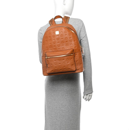 MCM Calfskin Ottomar Stark Backpack Cognac 2 of 10