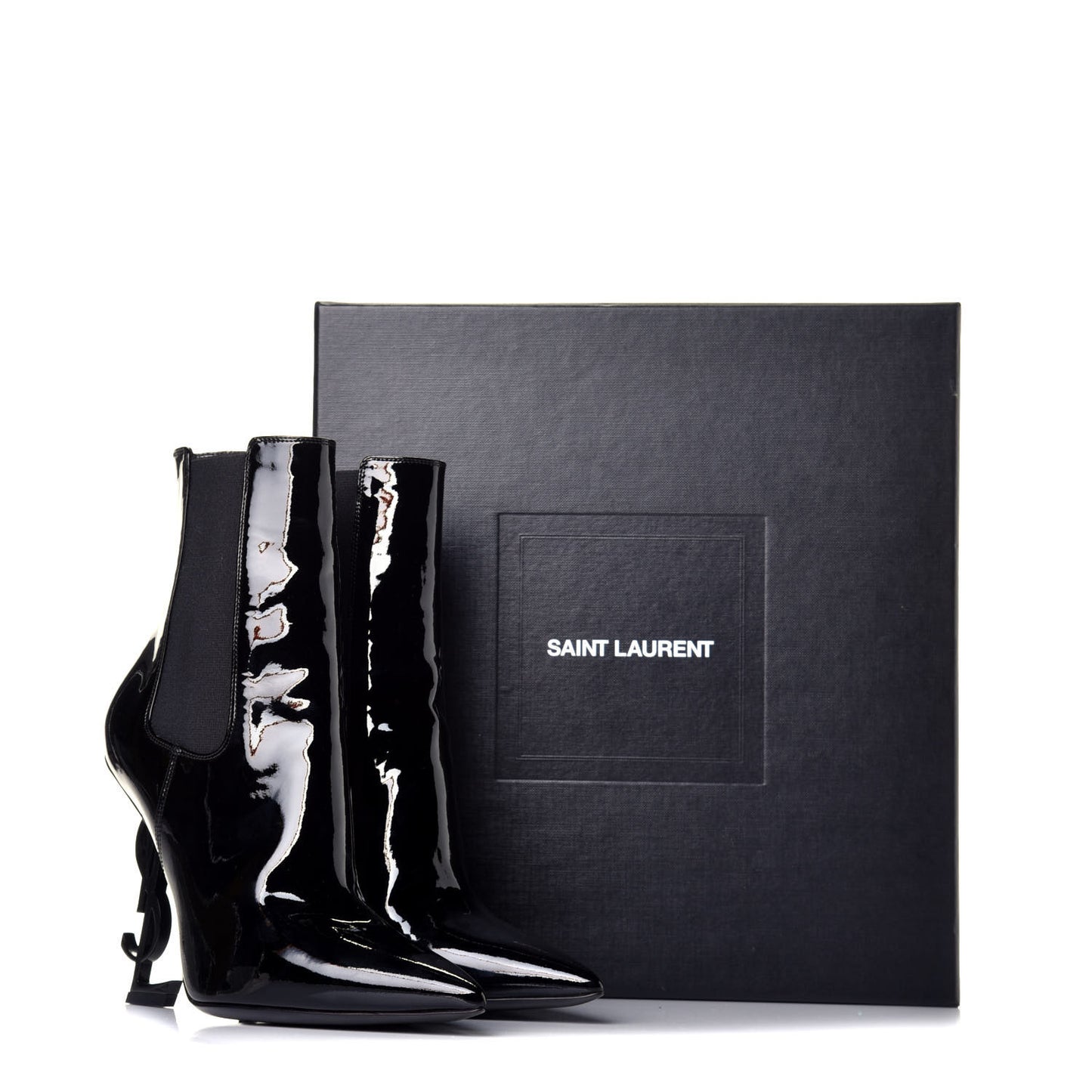 Patent Opyum Ankle Boot 37.5 Black