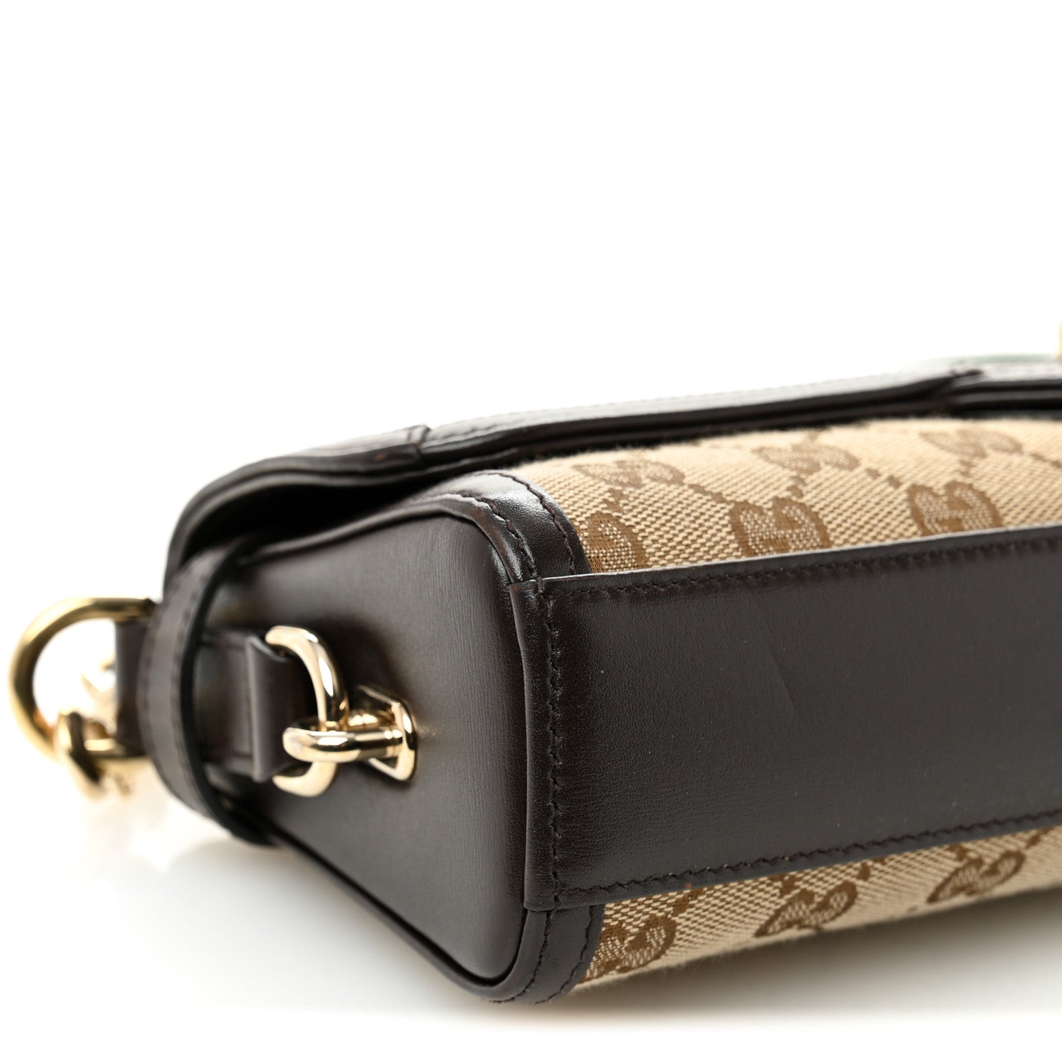 Gucci GG Monogram Small Luce Shoulder Bag Beige Ebony 9 of 10