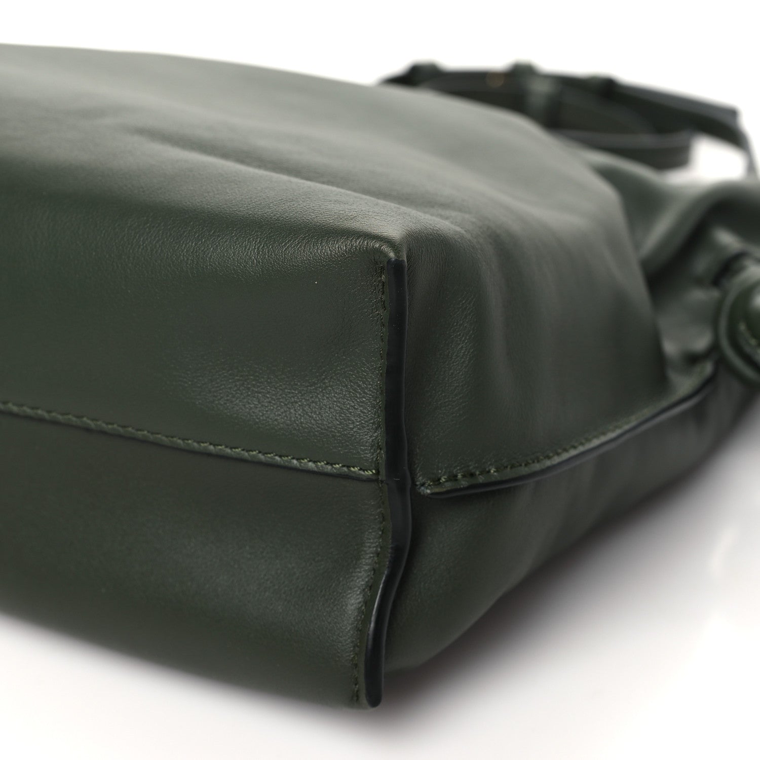 Loewe Calfskin Small Flamenco Knot Bag Avocado Green 10 of 10