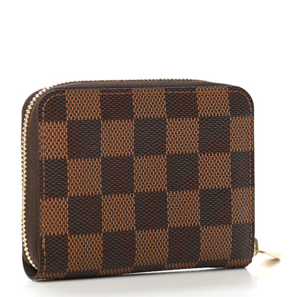 Louis Vuitton Damier Ebene Zippy Coin Purse 2 of 4