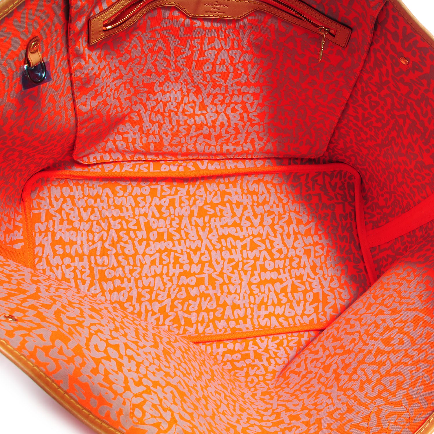 Louis Vuitton Monogram Graffiti Neverfull GM Orange 5 of 7