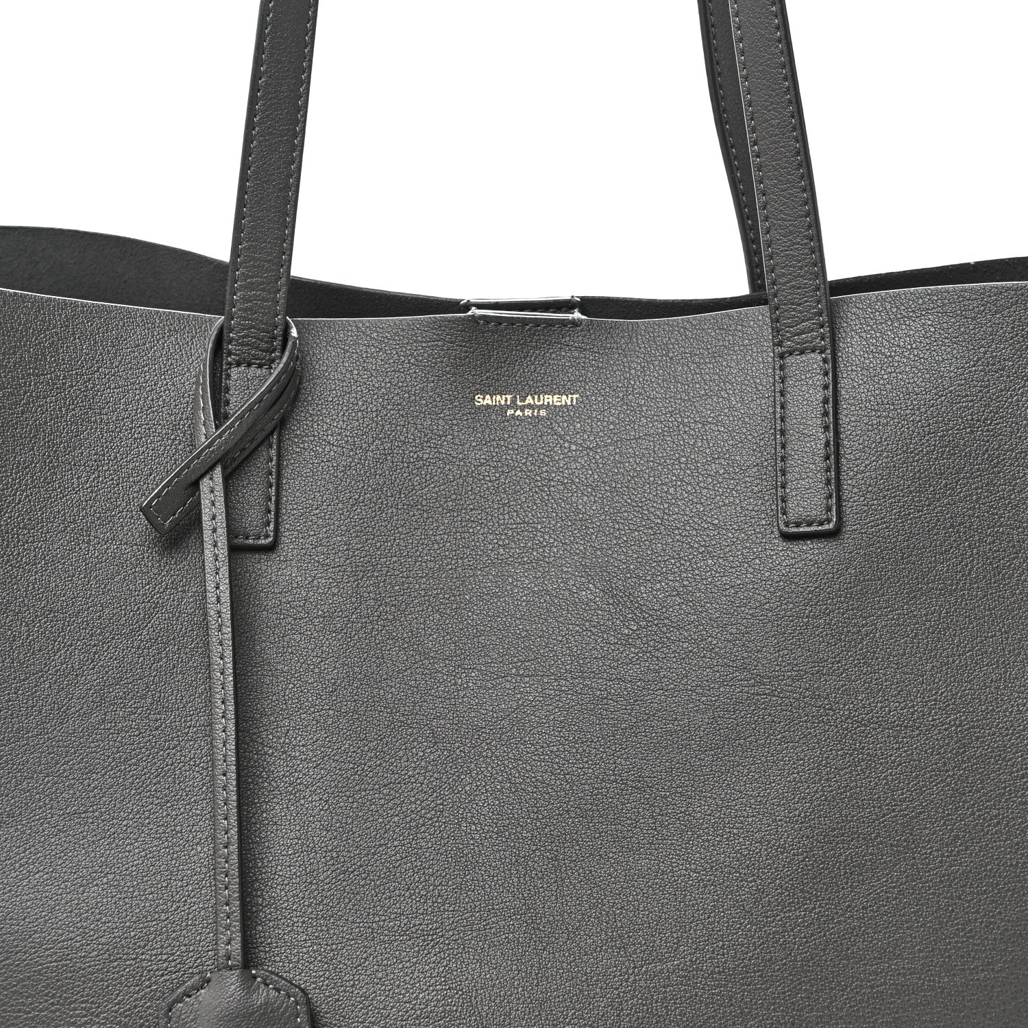 Saint Laurent Calfskin Large Shopping Tote Earth 8 of 10