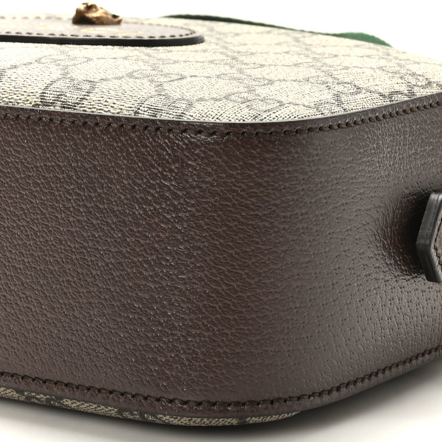 Gucci GG Supreme Monogram Web Neo Vintage Shoulder Bag Beige New Acero Crop 9 of 9