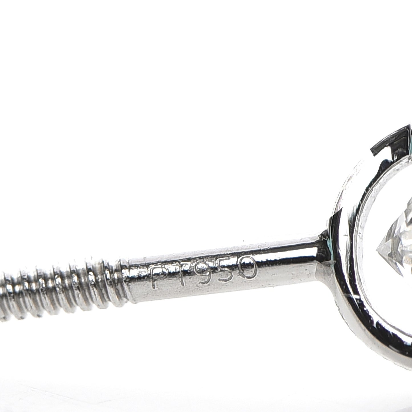 Platinum Diamond .34ctw Elsa Peretti Diamonds By The Yard Earrings