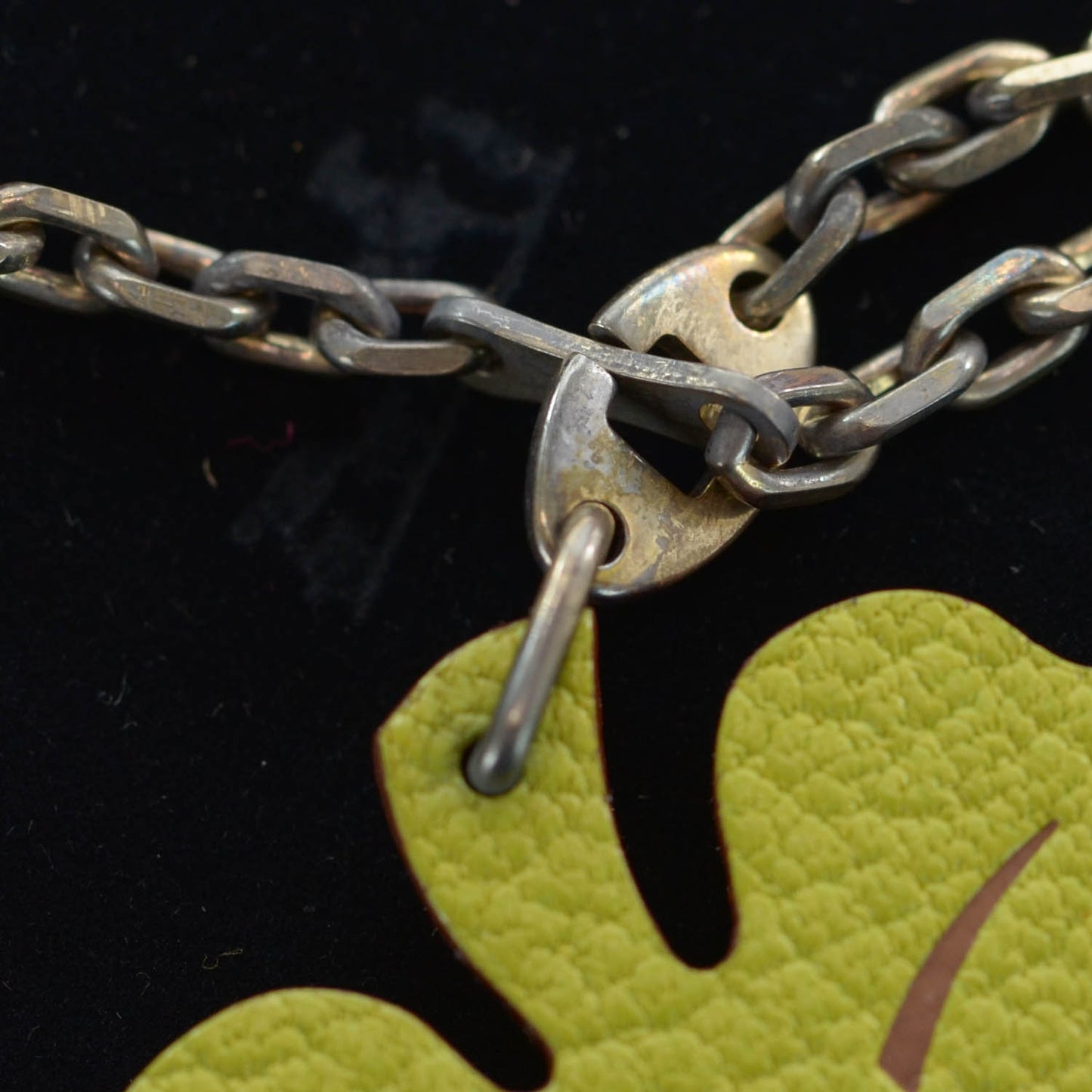 Chevre Lucky Clover Key Chain Vert Anis Orange