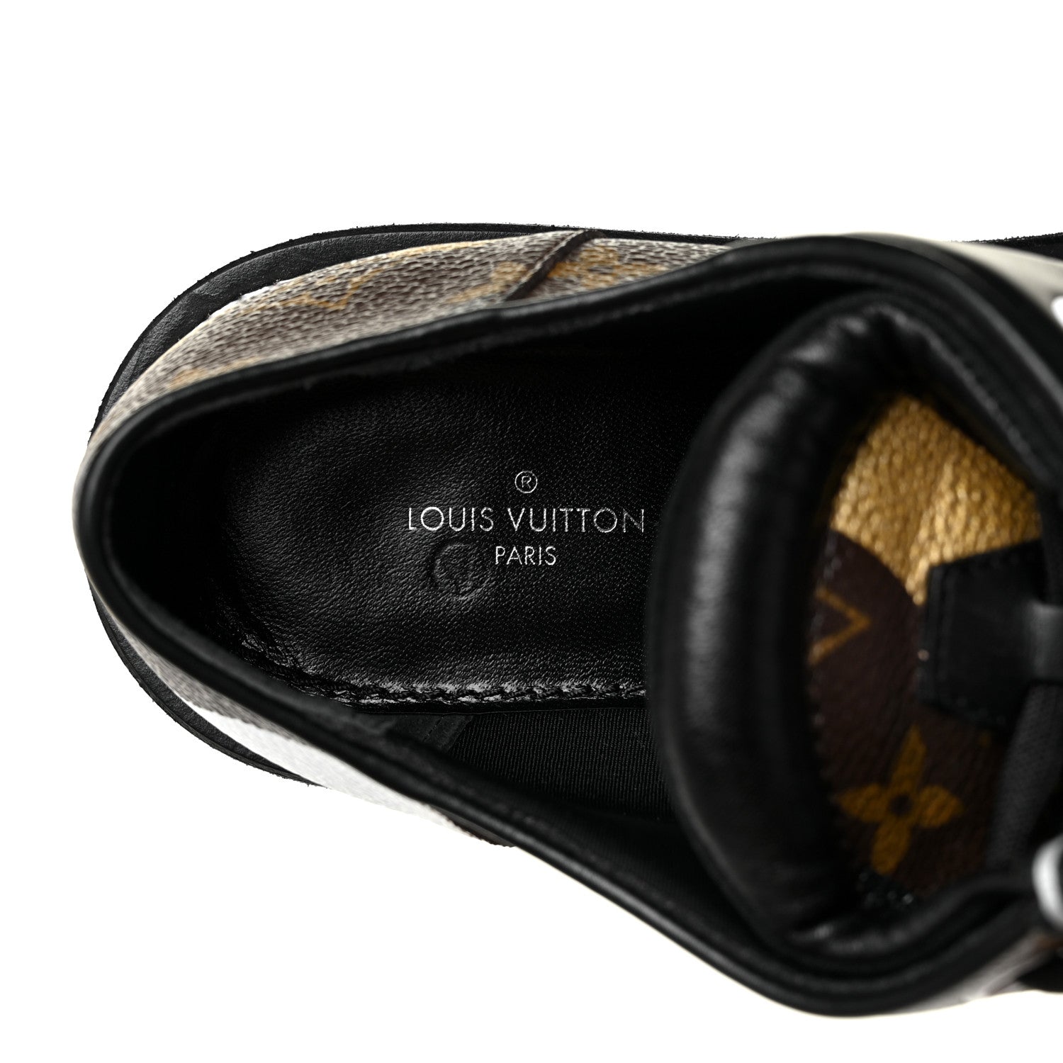 Louis Vuitton X LOL Monogram Calfskin Beaubourg Platform Derby Shoes 39 Gold Silver 8 of 9