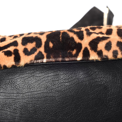 Saint Laurent Calf Hair Leopard Print Large Roady Hobo 20 of 22