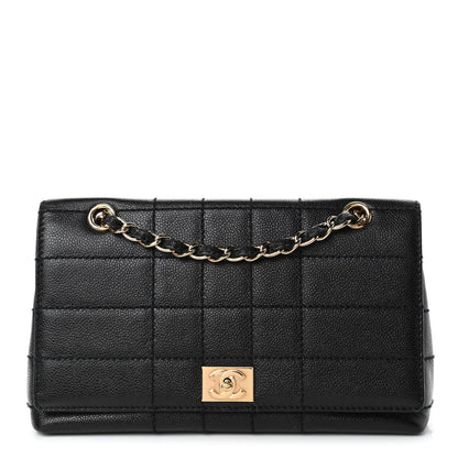 Chanel Caviar Square Stitched Small Flap Black 1 of 4
