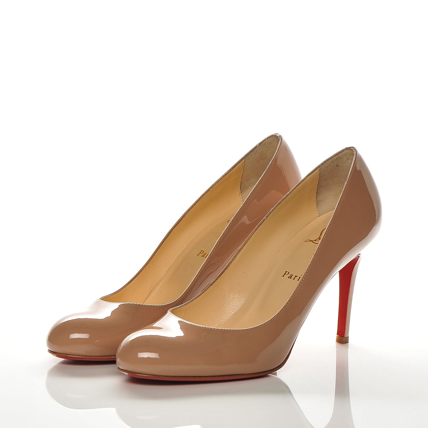 Patent Simple 85 Pumps 40.5 Nude