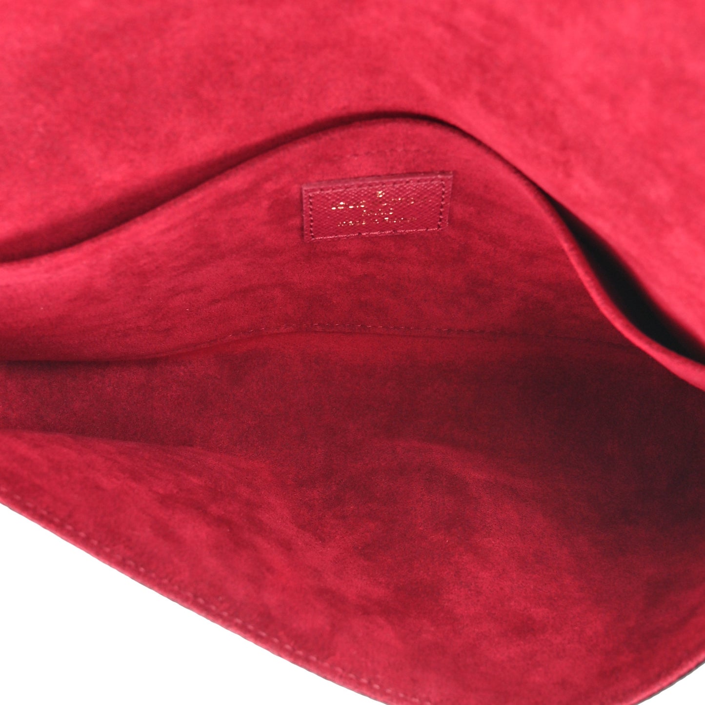 Monogram Pochette Felicie Chain Wallet Fuchsia