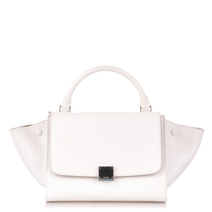 Celine Liege Calfskin Small Trapeze White 1 of 7