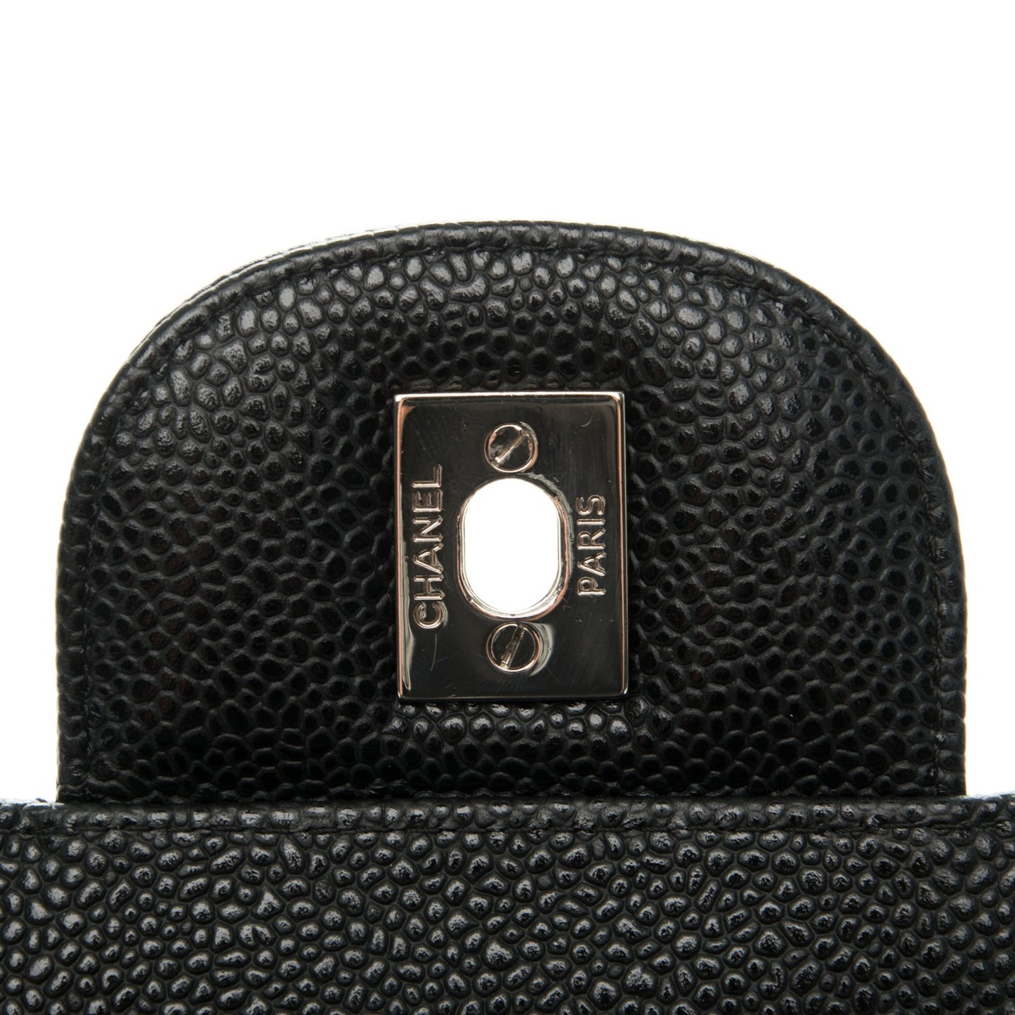 Caviar Quilted Jumbo Single Flap Black