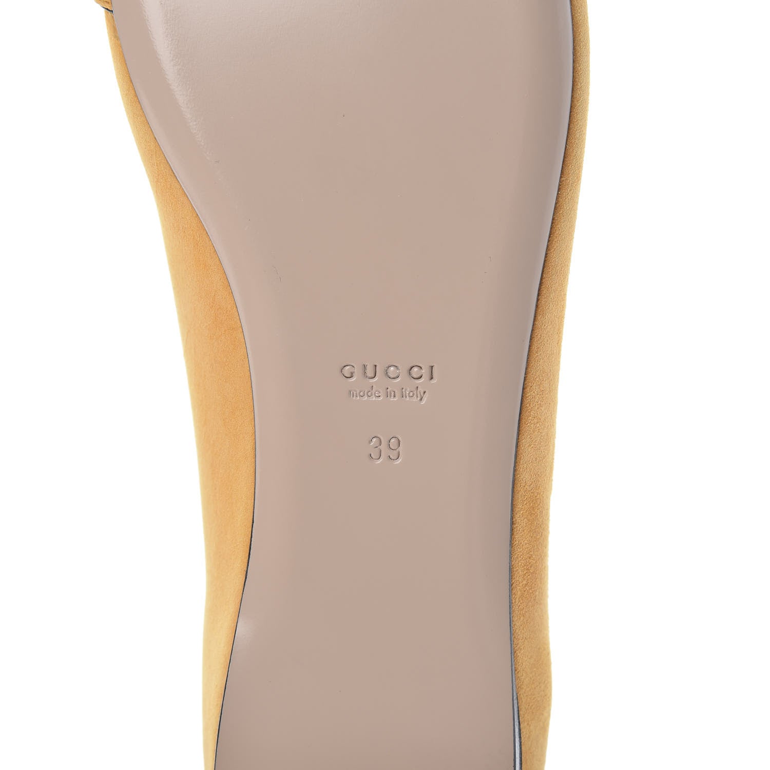 Gucci Kid Scamosciato GG Marmont Fringe Flats 39 Crystal Copper 6 of 8