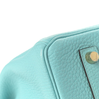 Hermes Togo Birkin 35 Bleu Atoll 14 of 15