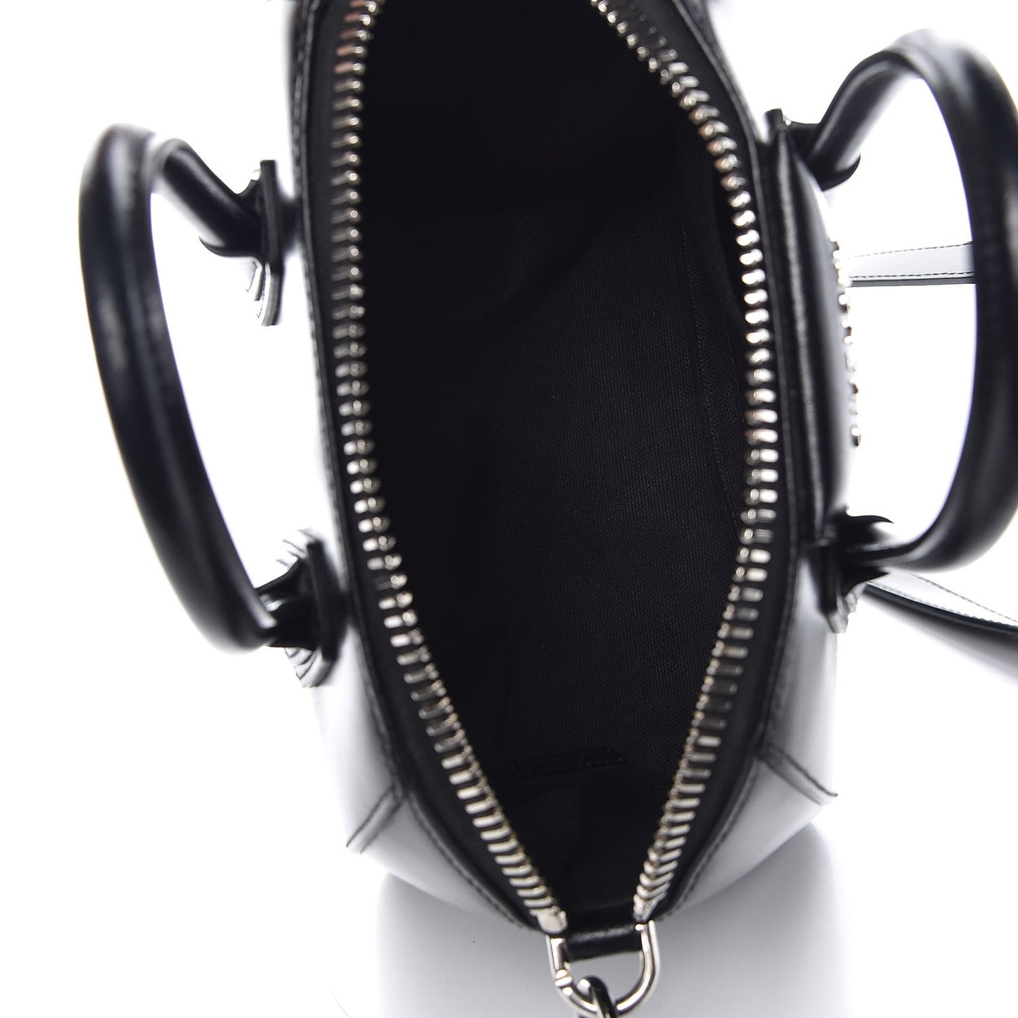 Shiny Lord Calfskin Mini Antigona Black
