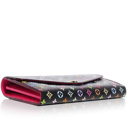 Louis Vuitton Monogram Multicolor Sarah Wallet NM Black Grenade 4 of 8