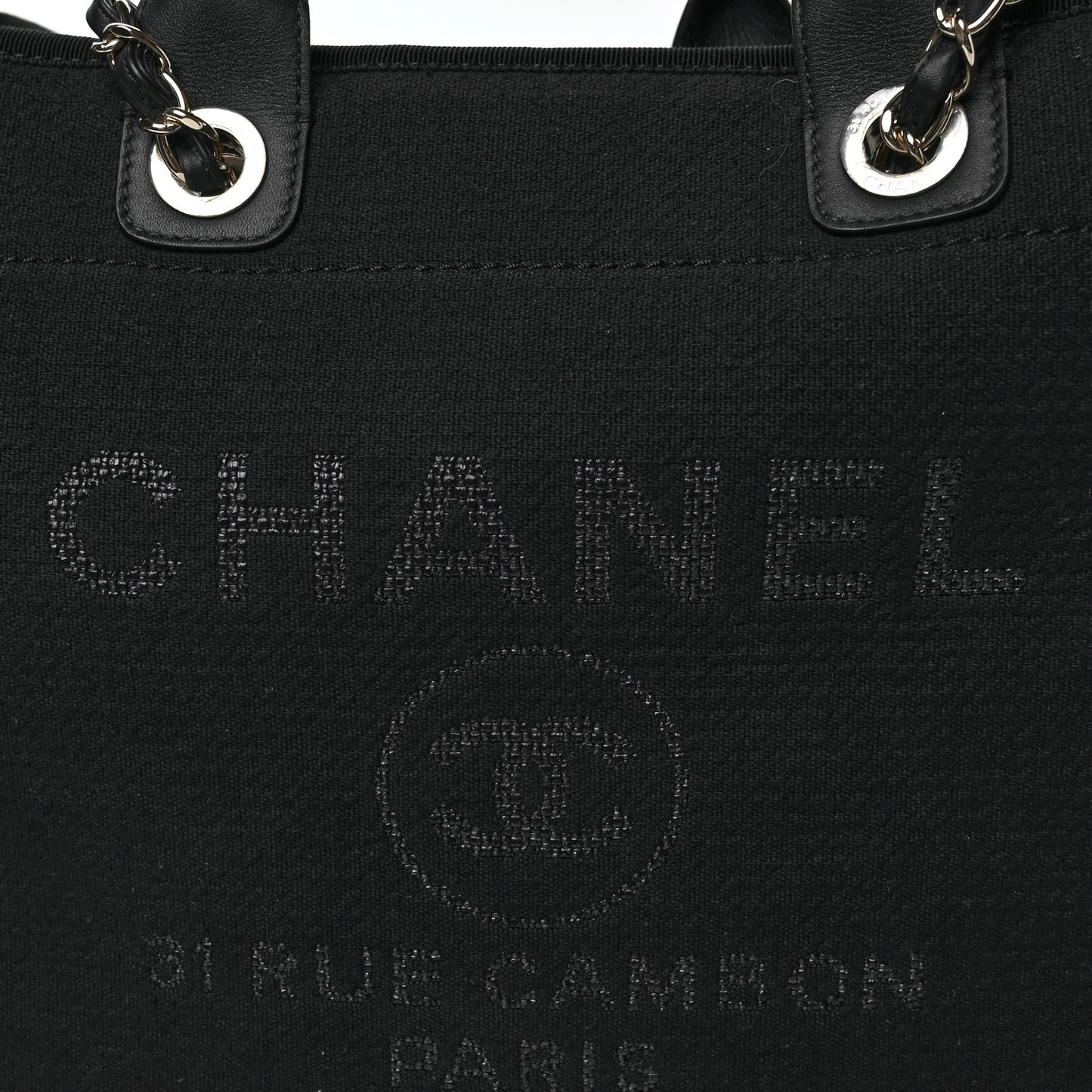 Mixed Fibers Medium Deauville Tote Black