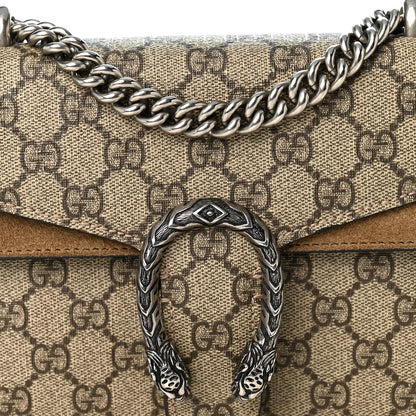 Gucci GG Supreme Monogram Mini Dionysus Shoulder Bag Taupe 8 of 12