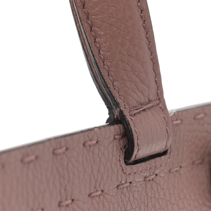 Gucci Calfskin Small GG Marmont Top Handle Bag Rosy Phard 22 of 24