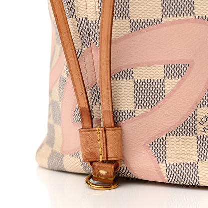 Louis Vuitton Damier Azur Tahitienne Neverfull MM 18 of 23
