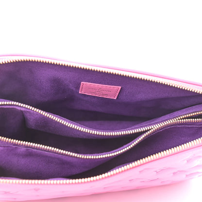 Louis Vuitton Lambskin Embossed Monogram Vuittamins Coussin PM Rose Violet 5 of 8