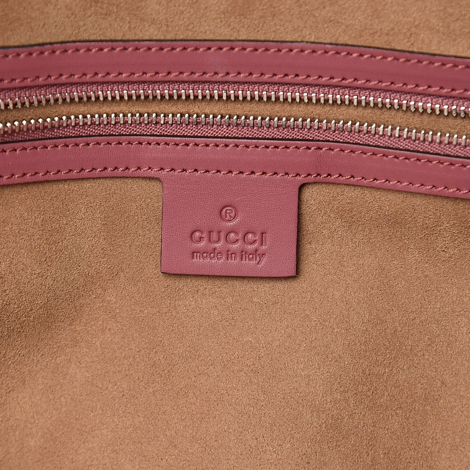 Gucci GG Supreme Monogram Blooms Medium Boston Beige Multicolor Dry Rose 6 of 11
