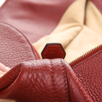 Hermes Taurillon Clemence Bolide 45 Rouge H 7 of 10
