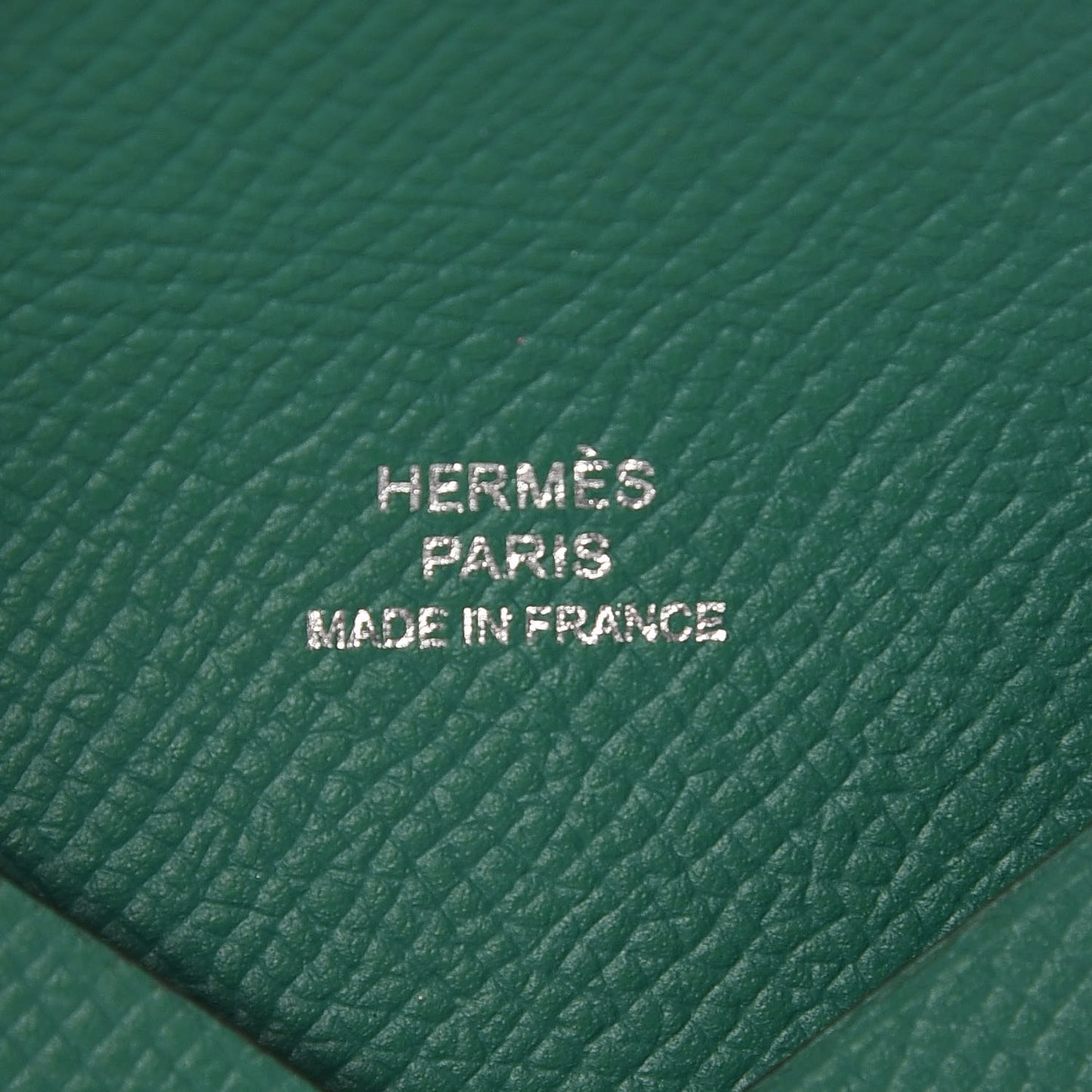 Epsom Calvi Card Case Vert Vertigo