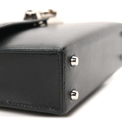 Hermes Box Mini Verrou Chaine Bag Black 9 of 10